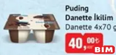 DANETTE PUDİNG İKİLİM 4X70 G